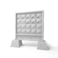 Забор на стаканах: внешний вид